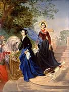 Portrait of the Shishmareva Sisters By Karl Bryullov
