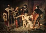 The Sacrifice of Ines Di Castro By Karl Bryullov