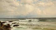 Summer Winds Long Branch Beach 1883 By Francis A Silva