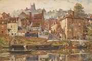 By Severnside Bridgnorth 1885 By Edward Poynter