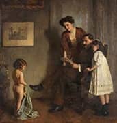 The Artist's Family 1908 By John Quincy Adams