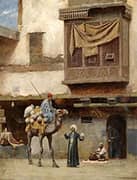Pottery Seller in the Old City of Cairo By Charles Sprague Pearce