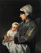 Mother and Child By Charles Sprague Pearce