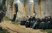 A Village Funeral in Brittany By Charles Sprague Pearce