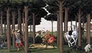 The Story of Nastagio Degli Onesti II By Sandro Botticelli