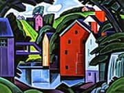 Abstract Landscape By Oscar Bluemner