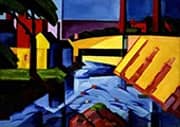Evening Tones By Oscar Bluemner