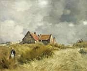 Cottage in the Dunes By Jean-Charles Cazin