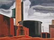 Somber and Hard By Oscar Bluemner