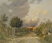 Early Evening in the French Countryside By Jean-Charles Cazin