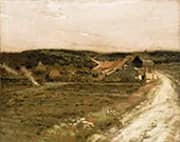 Farm Beside an Old Road By Jean-Charles Cazin