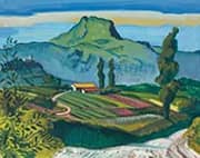 Southern French Landscape By Max Pechstein
