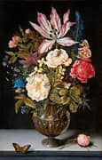 Still Life with Flowers 1617 By Ambrosius Bosschaert