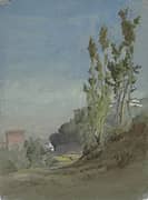 Albano Italy By George Inness