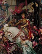 The Two Crowns By Frank Dicksee