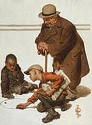 Marbles Game 1925 By J. C. Leyendecker