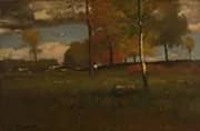 Near the Village October By George Inness