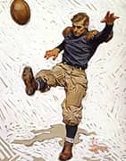 The Punter By J. C. Leyendecker