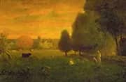 Sundown Brilliance By George Inness