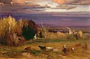 Sunshine after Storm or Sunset 1875 By George Inness