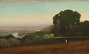 View of the Tiber near Perugia By George Inness