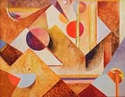 Abstraction in Autumnal Colors By Will Henry Stevens