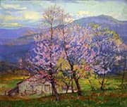 Against the Shadowy Hills c1918 By Will Henry Stevens