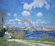Bougival 1876 By Alfred Sisley
