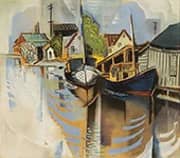 New Orleans Waterfront Scene By Will Henry Stevens