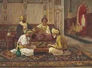 A Game of Draughts 1889 By Aloysius O'Kelly