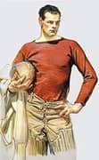 Football Player By J. C. Leyendecker