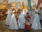 Ave Maria Procession Religieuse in Bretagne By Aloysius O'Kelly