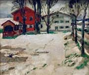 Inn in The Snow By Leo Putz
