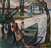 Silent Evening I c1911 By Leo Putz