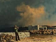 Boy with a Flute 1973 By Hughie Lee-Smith