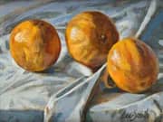 Untitled Still Life with Oranges ca1975 By Hughie Lee-Smith