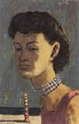 Untitled Woman with Pearl Choker 1954 By Hughie Lee-Smith