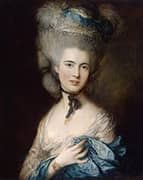 Lady in Blue By Thomas Gainsborough