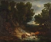 The Watering Place By Thomas Gainsborough