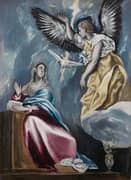 Annunciation 2 By El Greco