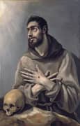 Saint Francis in Ecstasy By El Greco