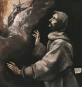 St. Francis Receiving the Stigmata By El Greco
