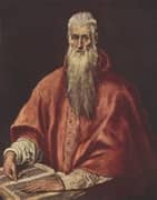 St Jerome as Cardinal By El Greco