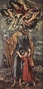 St Joseph and the Christ Child By El Greco