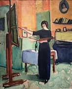 Artist in her Studio 1905 By Emilie Charmy