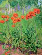 Poppies 1955 By Pyotr Konchalovsky