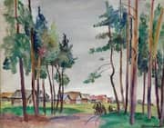 Rural Landscape 1931 By Pyotr Konchalovsky