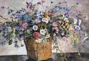 Still Life with Wildflowers 1905 By Pyotr Konchalovsky