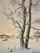 Winter Landscape Birch Tree 1947 By Pyotr Konchalovsky
