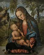 Madonna under the Fir Tree By Lucas Cranach the Elder